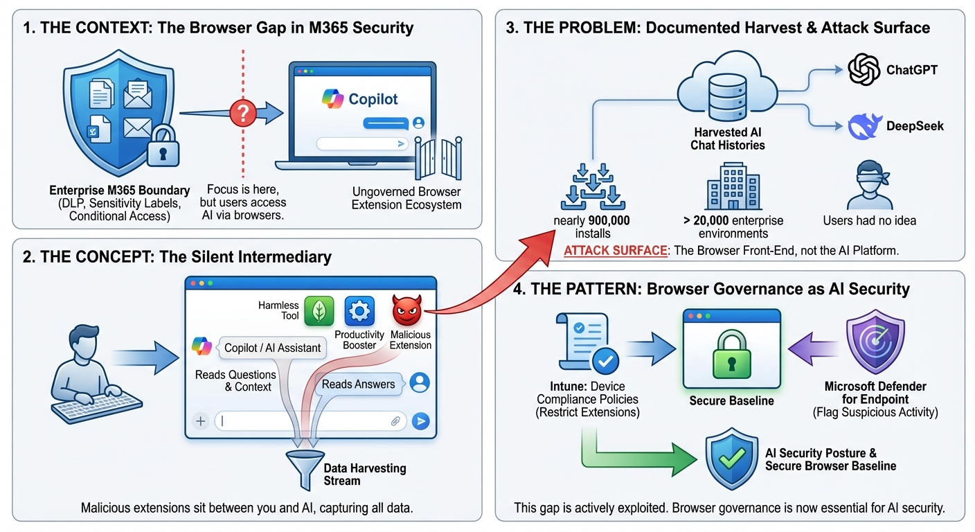 1. Malicious Browser Extensions Are Harvesting Enterprise AI Chat Histories