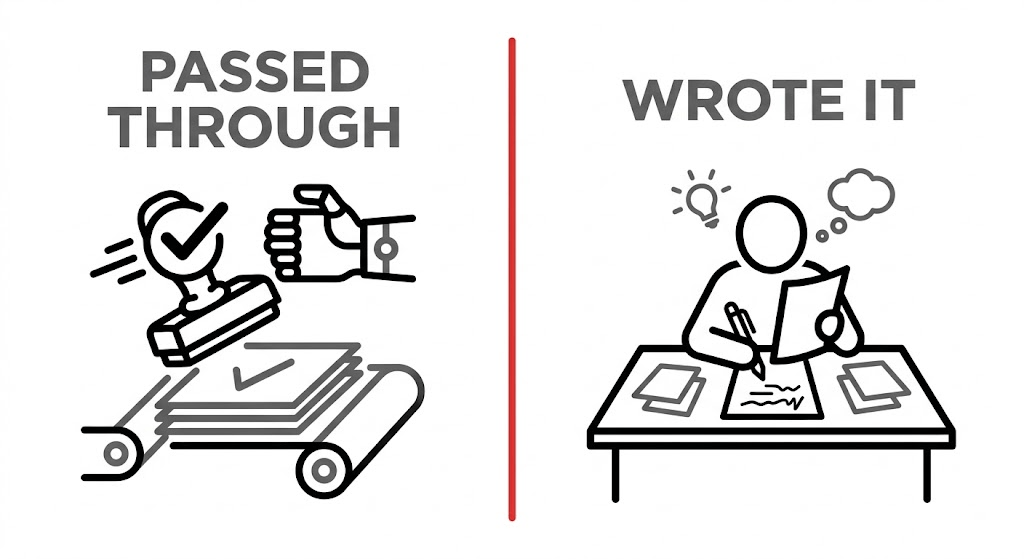 What the mark proves, and what it does not