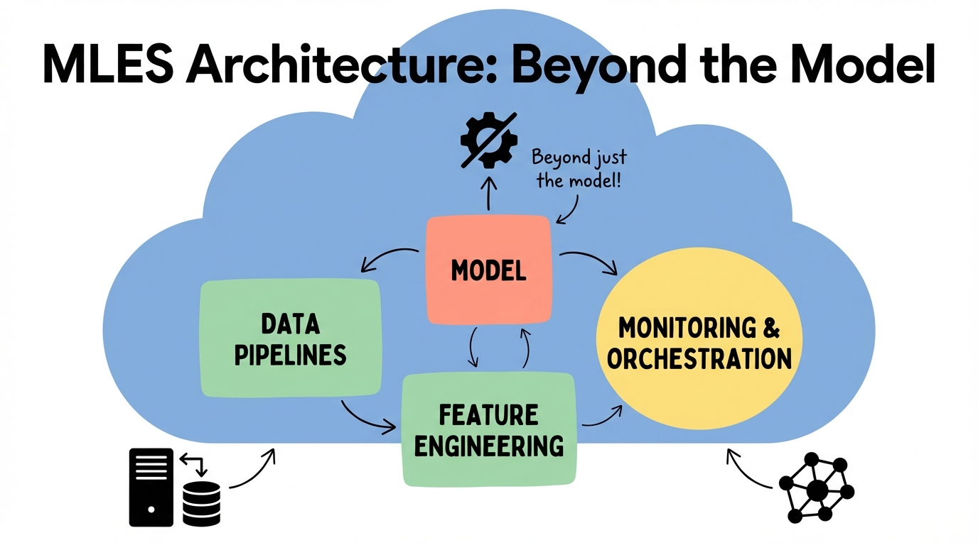 MLES Architecture: When Your ML Code is Just the Tip of the Iceberg