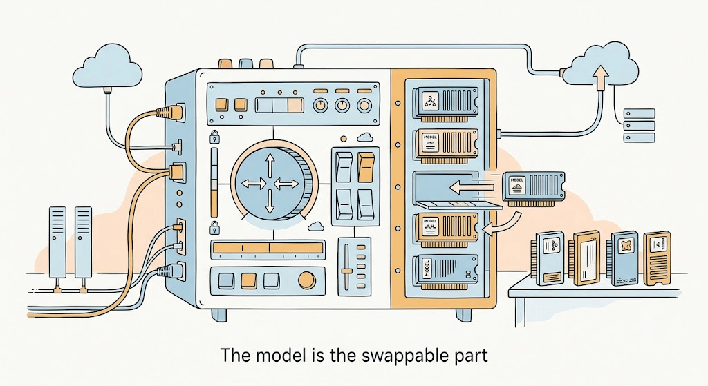 The people who make the models, and the people who rent them out